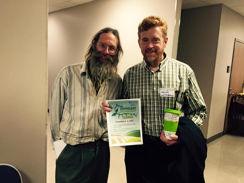 Jeff Poppen and Keith Louiseau at Tennessee Local Food Summit 2015